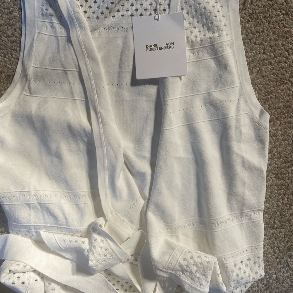 Diane von Furstenburg sweater blouse